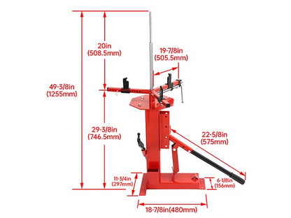 Multifunctional Manual Tire Changer for 4" to 16.5" Tires, Portable | Hand Bead Breaker Suitable for Motorcycles, Go-Karts, Trailers, Bikes, ATVs, Trucks Steel