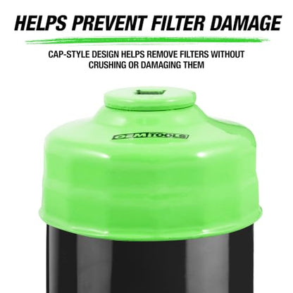 OEMTOOLS 10 Piece Flute Oil Filter Wrench Set Non-Slip Grip & 3/8" Drive | 10 Piece Flute Oil Filter Wrench Set, Fits 3/8" Ratchet, Non-Slip Grip, Rust-Resistant, Storage Case - style: 10 Piece Set