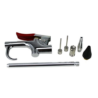 EXELAIR - EX0307BKIT 7 Piece Blow Gun Kit W/ Safety/Adapter Blow Gun Tip - size: 7 Piece