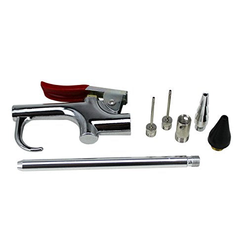 EXELAIR - EX0307BKIT 7 Piece Blow Gun Kit W/ Safety/Adapter Blow Gun Tip - size: 7 Piece