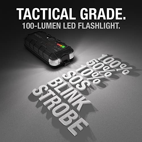 NOCO Boost GB40 12V 1000A UltraSafe Portable Lithium Jump Starter | Spark-Proof + Reverse Polarity Protection - Power Bank - 100-Lumen LED Flashlight - For 6.0L Gas and 3.0L Diesel Engines