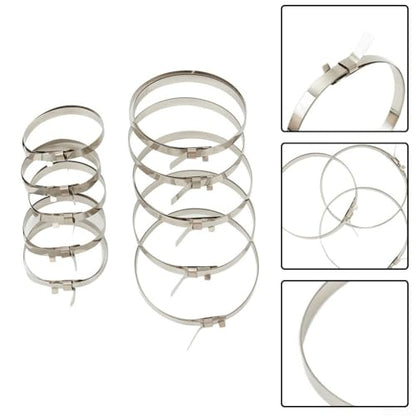 for cv Boot Clamp Kit with Pliers - 20PCS Stainless Steel Axle Joint Crimp Bands for Drive Shaft Repair - Fit Car for atv UTV Tools