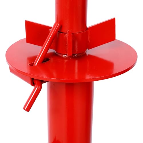Portable Manual Tire Changer 8" to 16", Hand Bead Breaker Mounting Changing Tool for Car or Motorcycle, Home Garage Small Auto Shop, Red