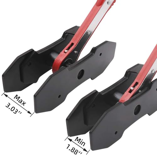 Brake Caliper Compression Tool,Car Ratcheting Brake Caliper Piston Spreader Press Tool with 2PCS Steel Plates,360° Adjustable Ratchet Piston Compressor, Essential Tool Kit for Car Brake Repair