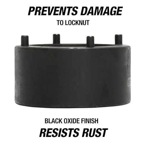 OEMTOOLS Toyota 4 Pin Hub Locknut Socket Removes/Installs Tacoma Locknuts | Removes and Installs Locknuts on Tacoma, 4Runner, and T100 4WD, 1/2 Inch Drive, Solid Pin Design, Prevents Locknut Damage - size: 4 Pin Socket