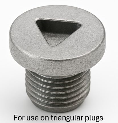 Beta 1494T Triangular Oil Drain Plug Socket – 9.5mm 1/2" Male Drive | Heavy‑Duty Triangle Drain Plug Removal Tool for Automotive, Truck & Industrial Maintenance