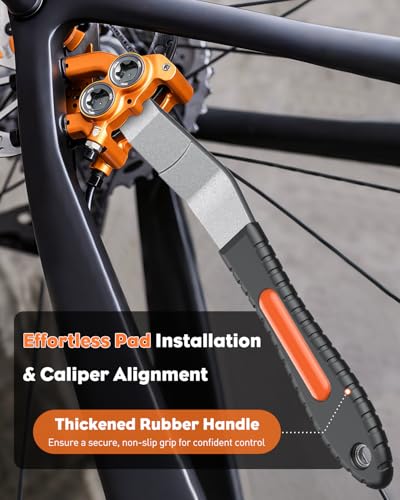 Pawfly Bike Brake Pad Spreader Tool for Bicycle Disc Brakes & Gap Regulator | Brake Caliper Compression Tool, Disc Brake Piston Press Tool, Brake Piston Pusher for Disc Brake Maintenance &Pad Replacement