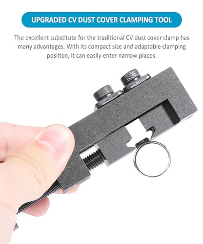 Zlirfy CV Boot Clamp Tool,CV Boot Clamp Pliers,CV Joint Boot Clamps Removal Tool,Car Accessories Drive Shaft Clamping Tool,Automotive CV Axle Boot Clamping Tool,Fits Most Car Models,OEM 09521-24010