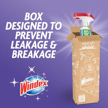 Windex Automotive Car Window and Glass Cleaner, Streak-Free Shine for Car Glass Exteriors, Tinted Windows, and Interior Electronics, 23 fl oz - size: 23 Fl Oz (Pack of 1)