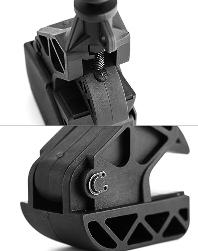 QWORK Tire Changer Bead Clamp, 2 Pack Heavy Duty Machine Wheels Tyres Parts Tool Rim Clamp