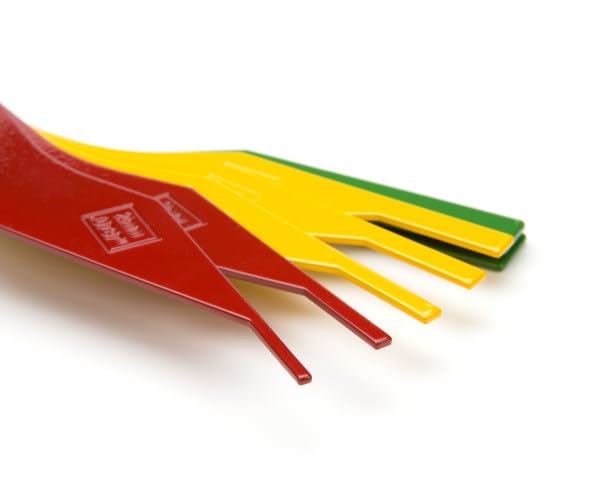 Steelman 8-Piece Brake Lining Thickness Gauge Set for Mechanics, Use with Disc and Drum Brake Pads, Color-Coded, Steel, Stamped Metric and SAE Callouts (Case of 10) - size: 8-Piece set (Case of 10)