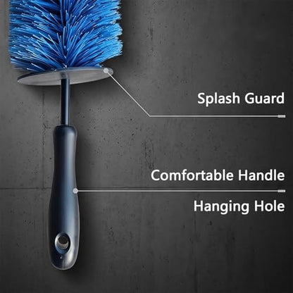 Rim Cleaner Brush, Wheel Brush for Car Detailing, Comfortable Grip, Soft and Scratch-Free, for Rims, Small Slots, Brake Dust Crevices(Blue) - color: Blue