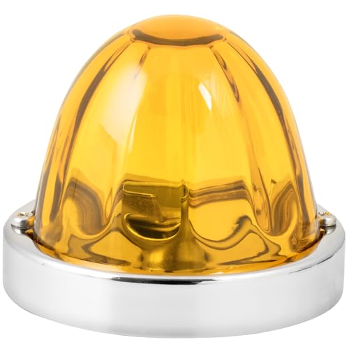 GG Grand General 92431 Stainless Steel Light Amber Watermelon Glass Lens Kit for #1156, Bulb not Included - color: Light Amber, style: 1156 Bulb Base