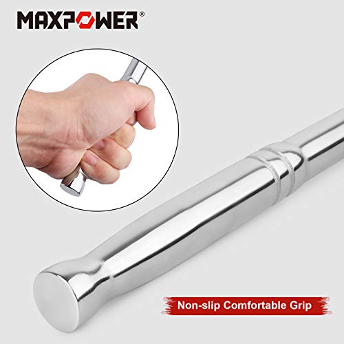 MAXPOWER 15-inch Breaker Bar 1/2 drive and 3/8 drive Flex Handle - size: 15 inch Dual Drive 3/8"+1/2"