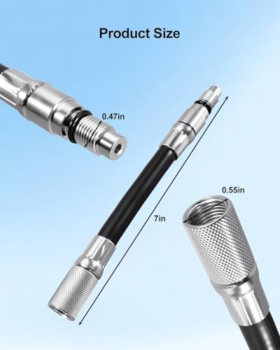 Compression Tester 12mm Adapter Fit for Ford 4.6L 5.4L 6.8L 3 Valve Engines 2008 and Later with 12mm Spark Plugs, Replace 5608