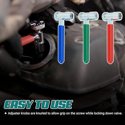 Valve Clearance Adjustable Wrenches, Small Engine Valve Tappet Adjusting 2218 Tool 6 Piece Set for Motorcycles ATVs and ATCs