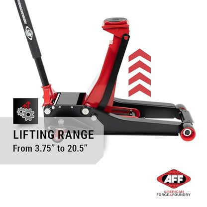 AFF 3.5 Ton Floor Jack - Low Profile Car Jack with Lightning Lift Hydraulic - Heavy Duty - style: Heavy Duty