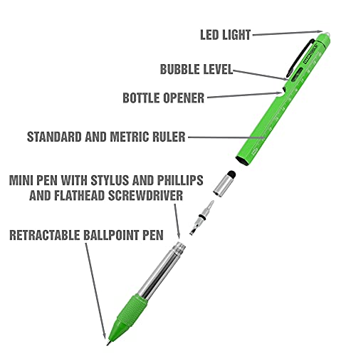 OEMTOOLS No-Spill Professional Quality Coolant Funnel Kit, Multi-Tool Pen Set 2 Piece, EDC Pen, Coolant Set Includes 5 Adapters, Extensions, and Automotive Funnel, Air Venting, Drip-Free