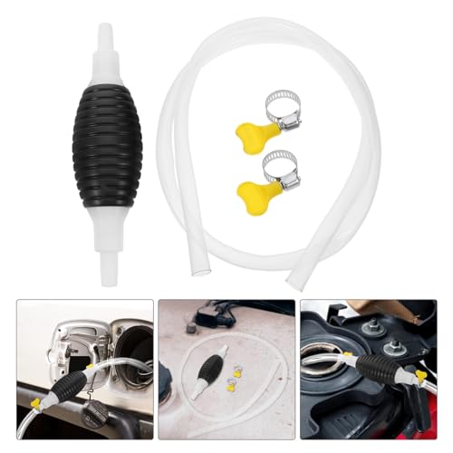 SOLUSTRE Manual Suction Transfer Hose Liquid Sucker Pump Hand Pumps Water Siphon
