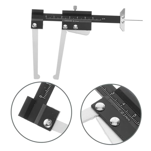 Tire Tread Ruler Tire Depth Gauge Tool for Brake Pad Depth Disc Brake Rotor Gauge