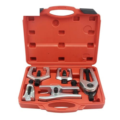 Front End Service Tool Kit Ball Joint Tie Rod Set Pitman Arm Puller Remover 5pcs