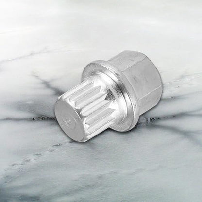 X AUTOHAUX 1pc ABC6/17PT Wheel Lock Lug Nut Anti Theft Wheel Lock Nut Screw Removal Key for VW for Audi - size: 6/17PT