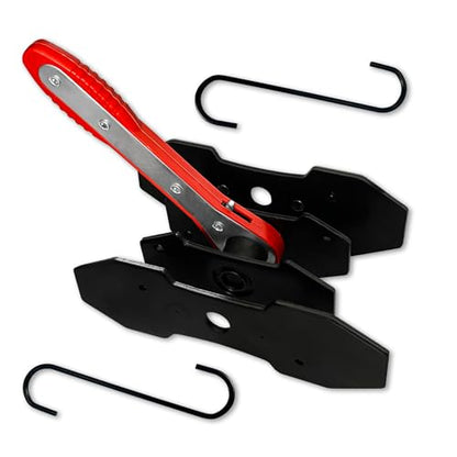 Brake Caliper Compression Tool with Extra 2Pcs Large Plates 1.57"-2.95",Caliper Piston Compressor Tool for Disc Brake Pad Spreader with 2 Brake Caliper Hangers for Single/Twin/Quad Piston - size: Brake Caliper Tool with 2 Caliper Hangers