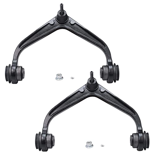 Detroit Axle - Front End Suspension Kit for 2011-2019 Chevrolet Silverado 2500HD 3500HD GMC Sierra 2500HD 3500HD, Lower & Upper Control Arms Outer & Inner Tie Rods Replacement - size: 8CS48221/8PC