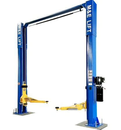 ME 11000lbs Lifting Capacity 2 Post Car Lift 2 Post Lift Car Lift Clear Floor Design for Trucks, SUVs, Vehicles Home Garage and Shop Repair, 220V(11000lbs)