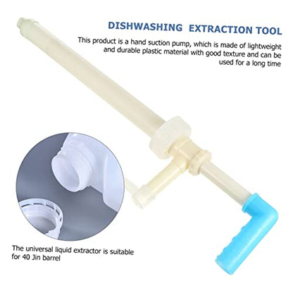 Garneck 2Pcs Manual Oil Transfer Pump Multifunction Fuel Transfer Tool for Water Liquids Easy to Use Hand Pump Design for Convenient Liquid Extraction