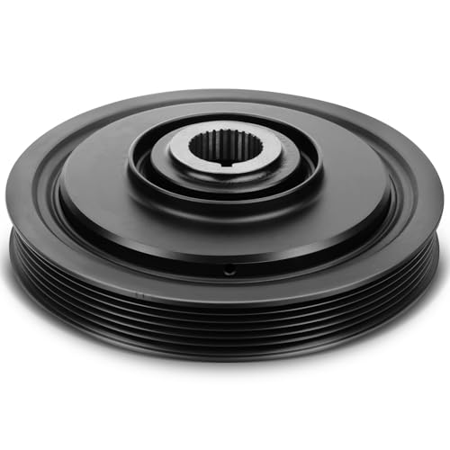 OCPTY 594-267 Engine Harmonic Balancer for Honda Accord 2003-2007 | Crankshaft Pulley Replacement for Honda MDX, Odyssey, Pilot, Ridgeline, for Acura RL,TL V6 3.0L,3.2L,3.5L,3.7L