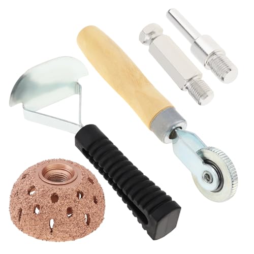 Tire Repair Patch Tools Kit 55mm Buffing Wheel & Tire Patch Roller Scraping Cutter for Car Tire Patches Grinding Polishing Accessories (55mm) - size: 55mm
