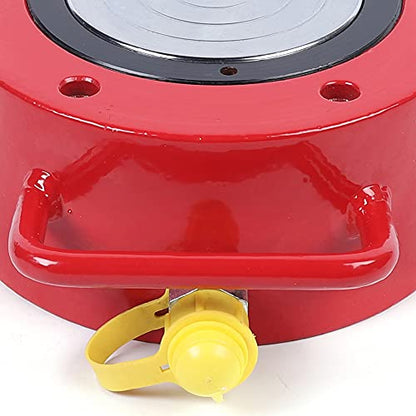 100 Ton Hydraulic Cylinder Jack,Pancake Cylinder Ram, Flat Lift Cylinder 16MM, Body Jack, Mini Hydraulic Floor Jack for Steel, Bridges, Machinery