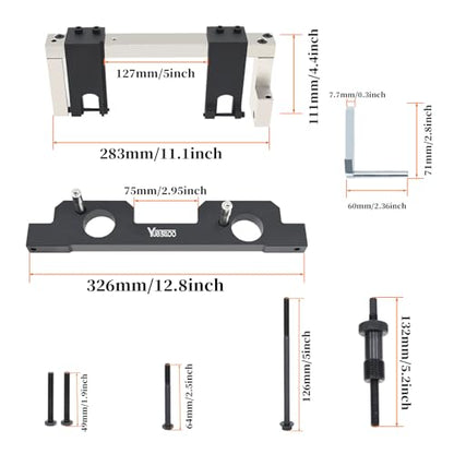 Engine Vanos Camshaft Alignment Locking Timing Tool Kit | Compatible with BMW N20 N26, with Carrying Case & Gloves - size: 8PC