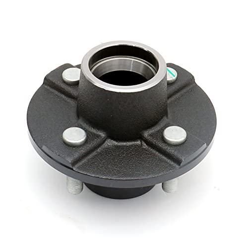 4-Bolt On 4 Inch Hub Assembly, Includes (1) Square Shaft 1-1/16 Inch Straight Spindle & Bearings,Trailer Hub Kit,Set of 1 - size: GL4853C*1