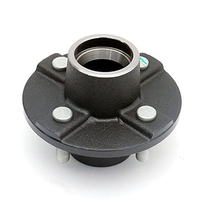 4-Bolt On 4 Inch Hub Assembly, Includes (1) Square Shaft 1-1/16 Inch Straight Spindle & Bearings,Trailer Hub Kit,Set of 1 - size: GL4853C*1