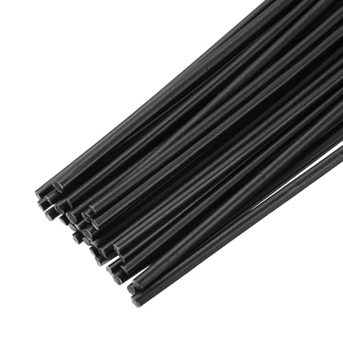 MECCANIXITY 30pcs 13 Inch Plastic Welding Rods PP Welding Strips Welder Rods for Plastic Welder,Car Bumper, Kayak Repair, Black - color: Black, size: 13 Inch