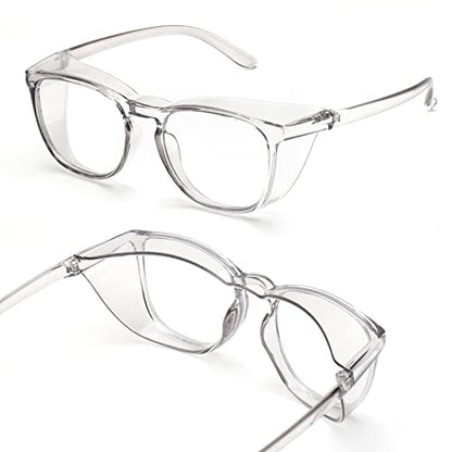JOO'RTI Anti-Fog Safety Goggles Anti-Blue Light Saftey Glasses Anti-Dust Protective Eyewear for Women and Men - color: Grey