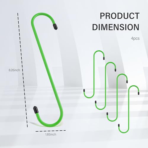 Stacool 2PCS Brake Caliper Hangers,Brake Caliper Tool/Brake Caliper Compression Tool for Changing Brake Pads,Braking,Universal Automotive Tools Brake Caliper Hooks with Rubber Caps (2, Green) - color: Green