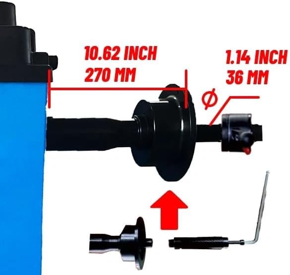 KATOOL ME 2.0HP Tire Machine Combo Double Assit Arm Bead Blaster Tire Changer Machine Wheel Balancer Machine(Blue) - color: Blue