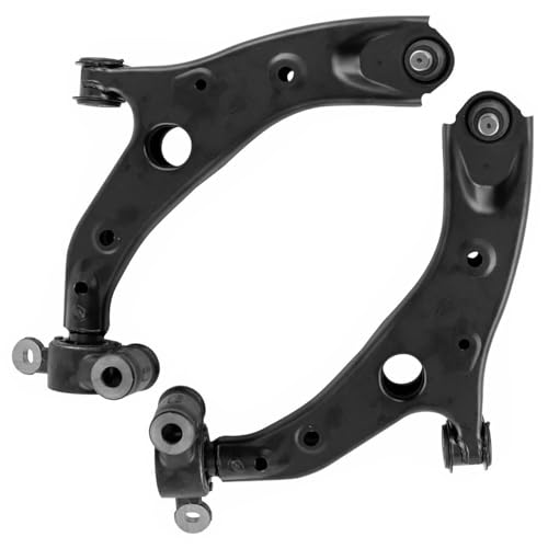Detroit Axle - 4pc Front Struts Kit for 2014 2015 2016 2017 2018 Mazda 3, 2 | Struts with Coil Spring Assembly 2 Lower Control Arms with Ball Joint Replacement Suspension Kit - size: 4CQ472415/Big Kit