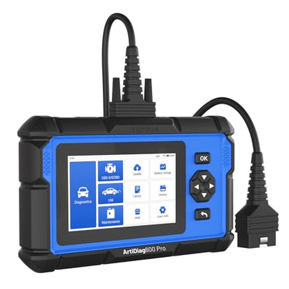 ArtiDiag600 Pro OBD2 Scanner Diagnostic Tool - TOPDON Automotive Scan Tool with Full Systems, Car Code Reader with 9 Reset Services for DIY & Professional, Lifetime Free Update