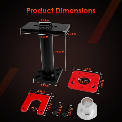 Rear Axle Bearing Puller Tool, Fit For 95-20 Toyota 4Runner Tundra Tacoma | Also Fits Hilux T100 Pick-up/Trucks, ABS Tone Ring Tool Kit, Wheel Bearing Removal Tool & Installer