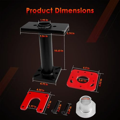Rear Axle Bearing Puller Tool, Fit For 95-20 Toyota 4Runner Tundra Tacoma | Also Fits Hilux T100 Pick-up/Trucks, ABS Tone Ring Tool Kit, Wheel Bearing Removal Tool & Installer