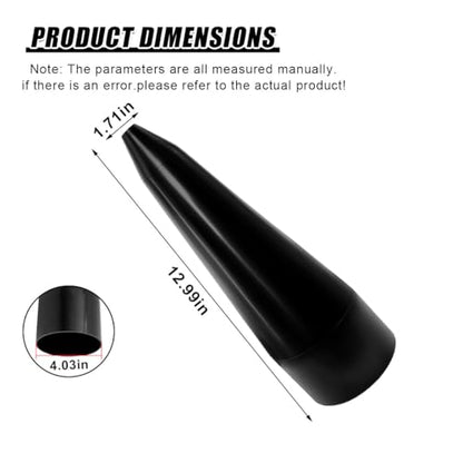 YoRise CV Boot Installation Cone Tool, Plastic Stretch CV Boot Expander Tool Replacement with Smooth Surface, Universal Automotive Repair Accessories for Axle Boots Stretching & Mounting (Black)