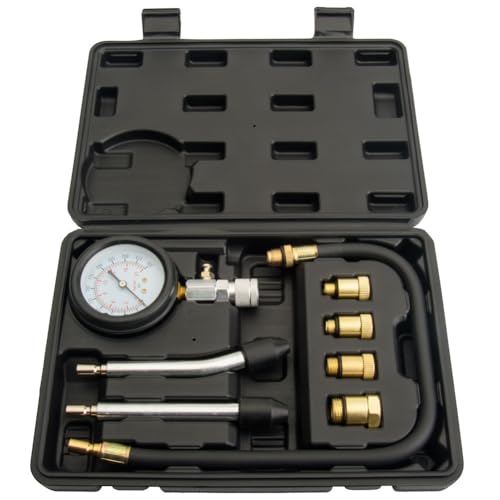 Tusk Compression Tester, Engine Cylinder Pressure Test Gauge Kit for Gasoline Engines