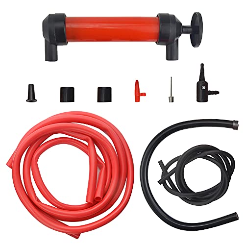 WMYCONGCONG Siphon Hand Pump Hand Pumping Pipe Manual Oil Pump Fuel Liquid Transfer Pump for Oil Gasoline Water Liquids and Air