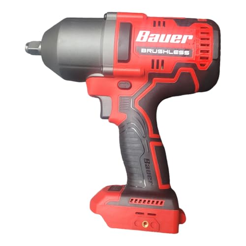 20V Brushless Cordless 1/2 in. High-Torque Impact Wrench - Tool Only - Battery and Charger Sold Separately - Compatible with Bauer