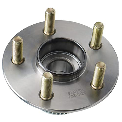 Detroit Axle - Rear 2pc Wheel Bearing Hubs for Dodge Stratus Plymouth Breeze Chrysler Sebring Cirrus, 2 Wheel Bearing and Hubs Assembly Replacement - style: 512220 x2/Pair