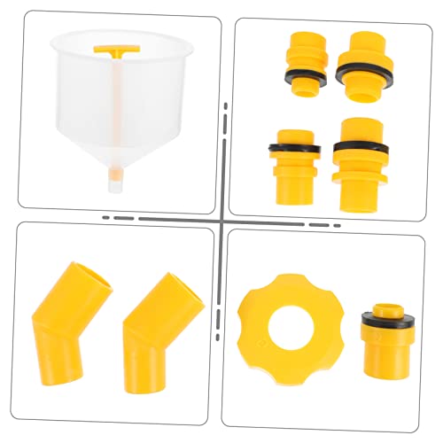 15-Piece Spill Proof Coolant Filling Funnel Kit for Radiator Automotive Repair Tool for Effortless Fluid Transfer and Leak Prevention